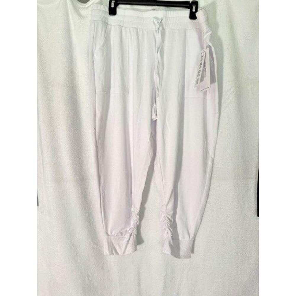RBX Women’s Jogger Pants XL White Live Life Active Athletic Performance NWT